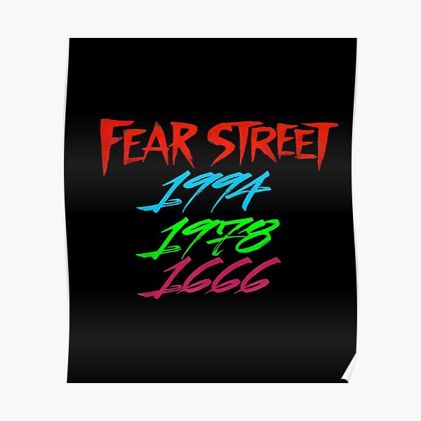 Funny Fear Street 1994 Poster RB0309 product Offical Fear Street Merch