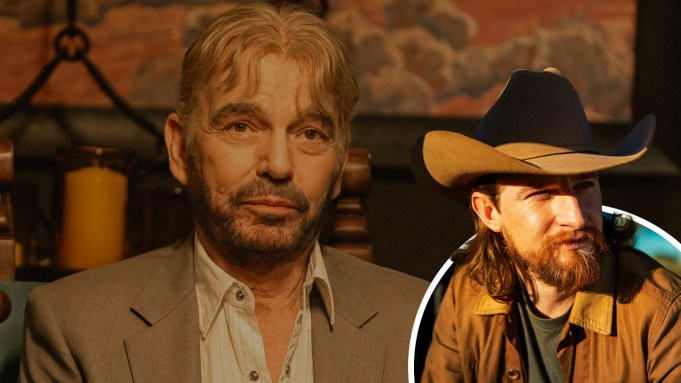 Billy Bob Thornton in Landman inset Christian Wallace - Fear Street Store